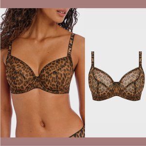NWT‎ Freya Wild Side Underwire Plunge Bra [ SZ 32DDD ] #6098